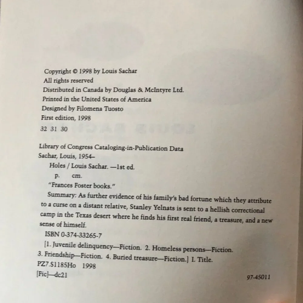 Holes - Louis Sachar (Hardback) - Picture 3 of 3